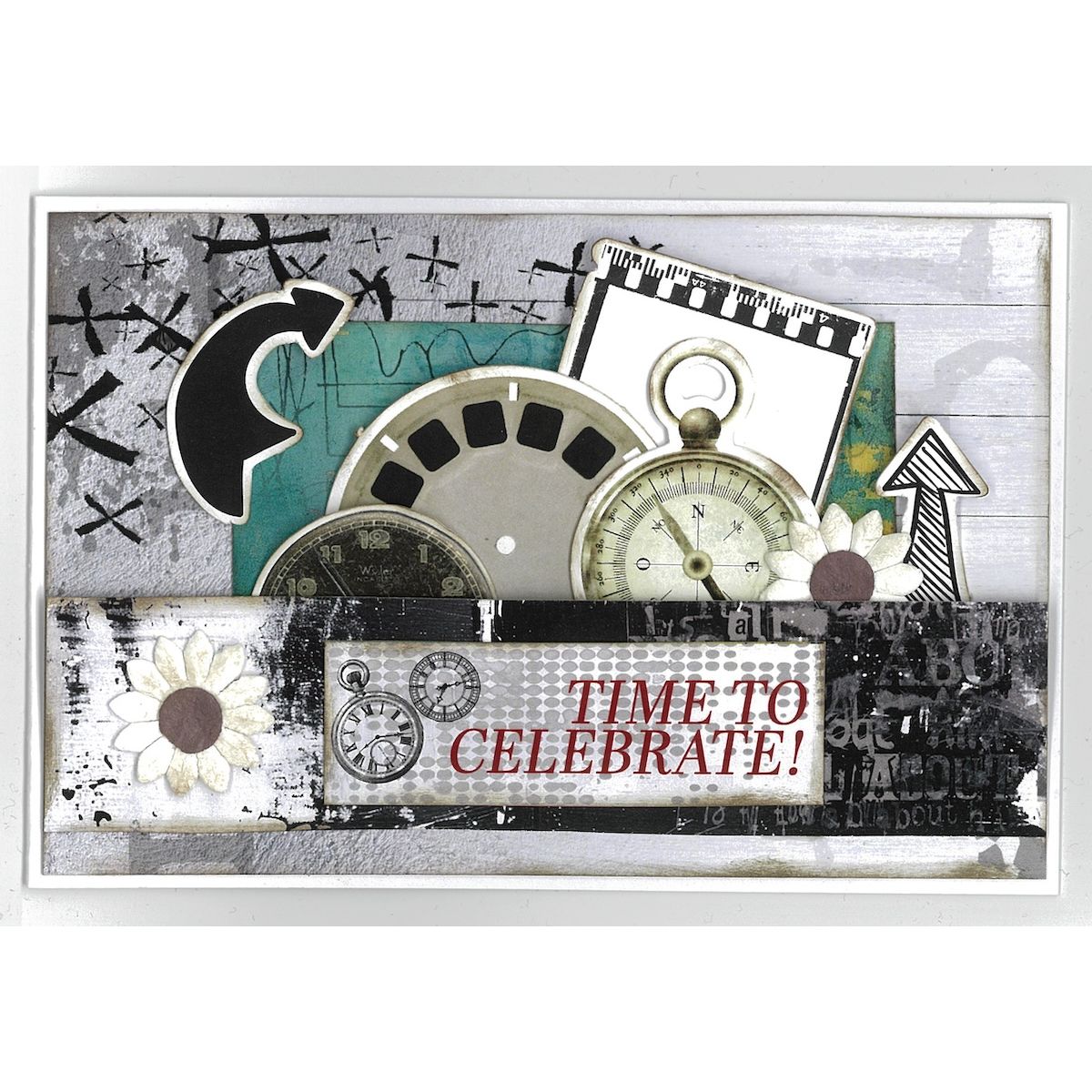 3Quarter Designs Oh Texture 6x4 Card Pack 3q-cc-ohtexture clock