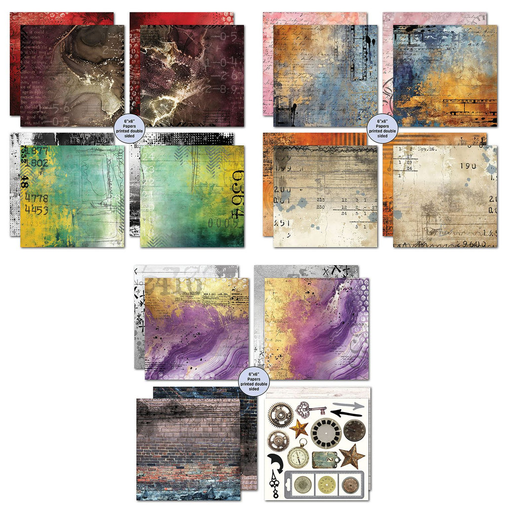 3Quarter Designs Oh Texture 6x6 Paper Pack 3q-pp6-ohtexture page