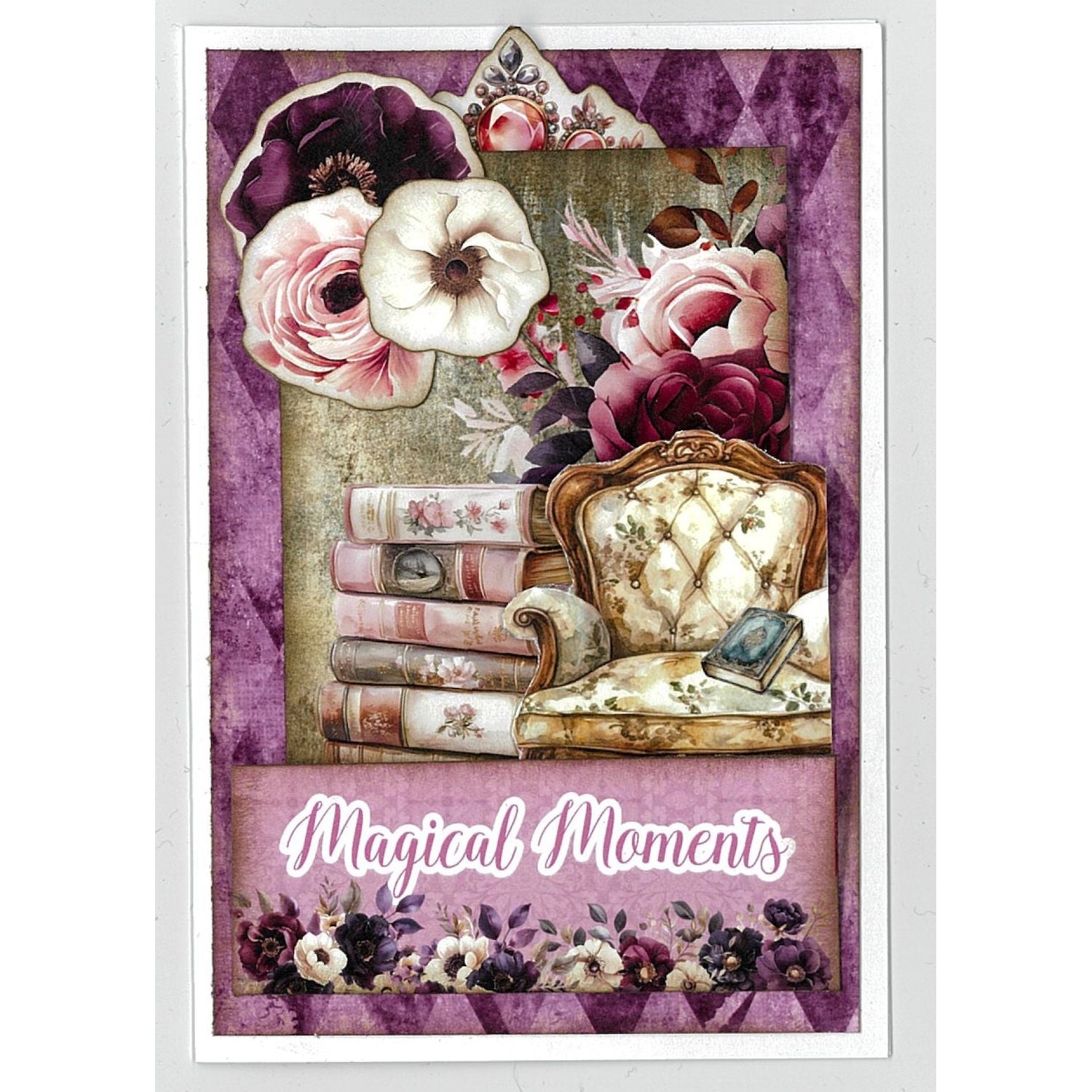 3Quarter Designs Petal Serenade 6x4 Card Pack 3q-cc-petalserenade magical