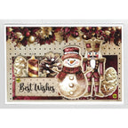 3Quarter Designs Sugarplum Wreath 6x4 Card Pack 3q-cc-sugarplumwreath wishes