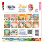 3Quarter Designs Tropic Excursion 8x8 Paper Pack 3q-pp8-tropicexursion
