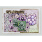 3Quarter Designs Violet Dreams 8x8 Paper Pack and Diecuts 3q-pp8-violetdreams balloons be fearlessly you card