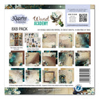 3Quarter Designs Wand Academy 8x8 Paper Pack and Diecuts Set 3q-pp8-wandacademy
