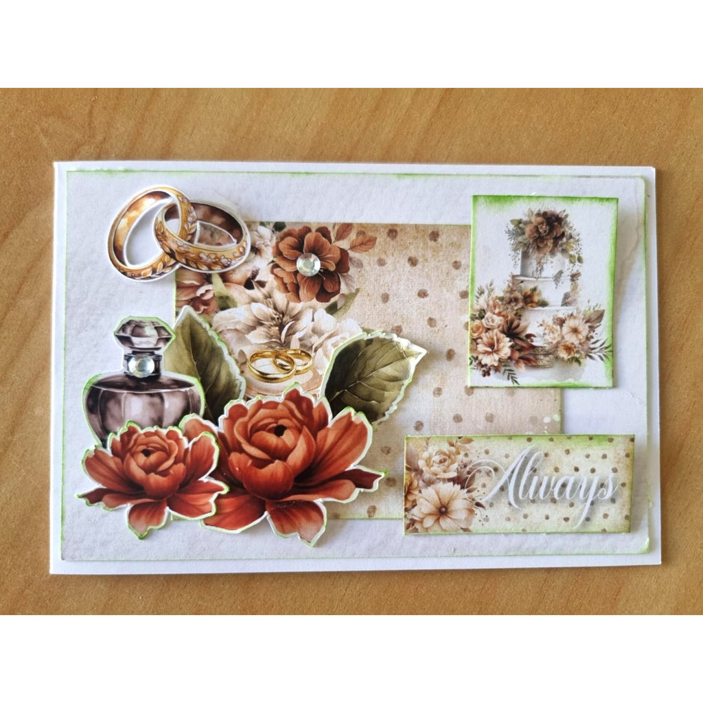 3Quarter Designs Wedded Bliss 6x4 Card Pack 3q-cc-weddedbliss always