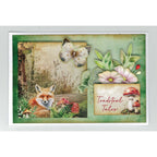 3Quarter Designs Woodland Hollow 6x4 Card Pack 3q-cc-woodlandhollow fox mushrooms butterfly toadstool tales card