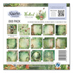 3Quarter Designs Woodland Hollow 8x8 Paper Pack and Diecuts Set 3q-pp8-woodlandhollow