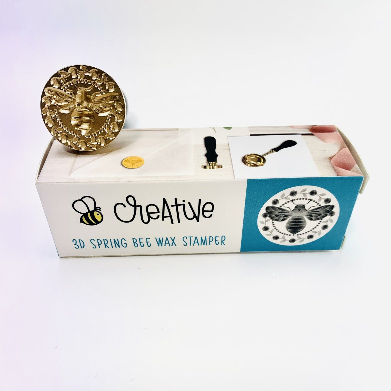 Honey Bee 3D Spring Bee Wax Stamper hbtl-ws-3dsb Alternate View