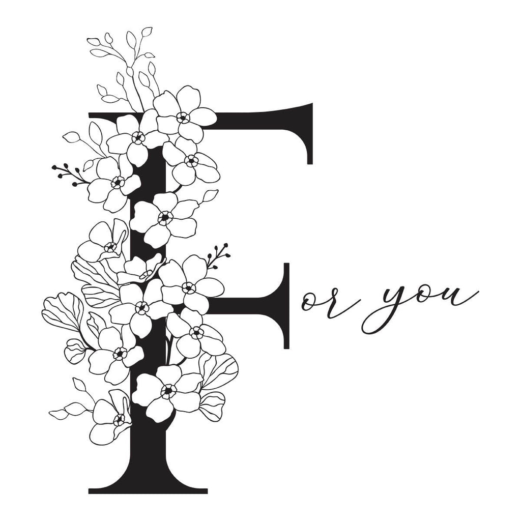 bp-129 Spellbinders Floral F and Sentiment Press Plates