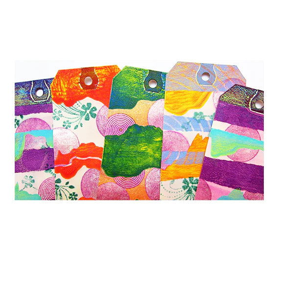 Gelli Arts 3 x 5 Reusable Gel Printing Plate tags