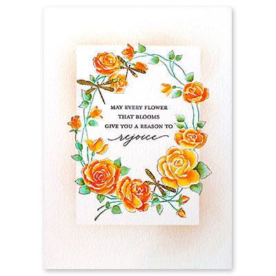Penny Black Luminous Cling Stamp 40-923 rejoice