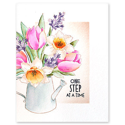 Penny Black Cling Stamp New Day 40-925 self care
