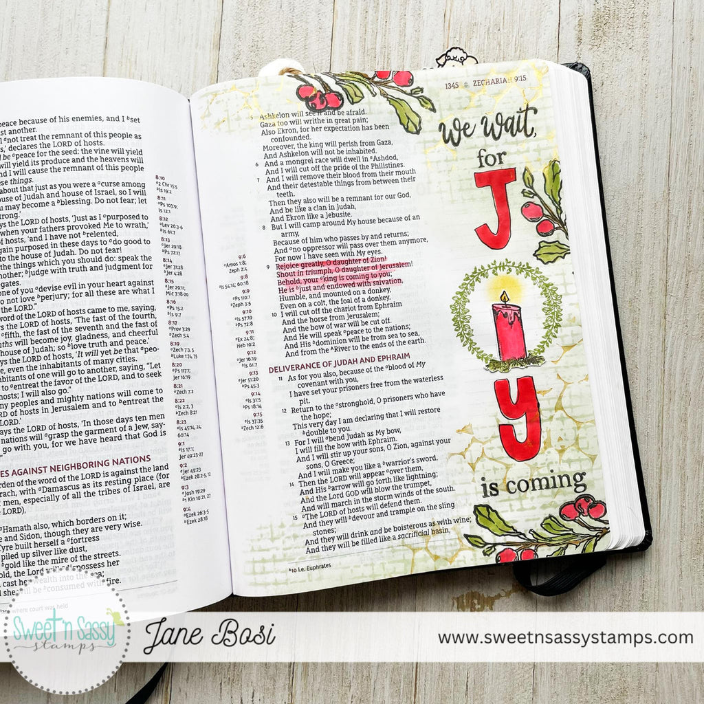 Sweet 'N Sassy Advent Of The King Clear Stamps sns-23-059 Bible Journaling Joy
