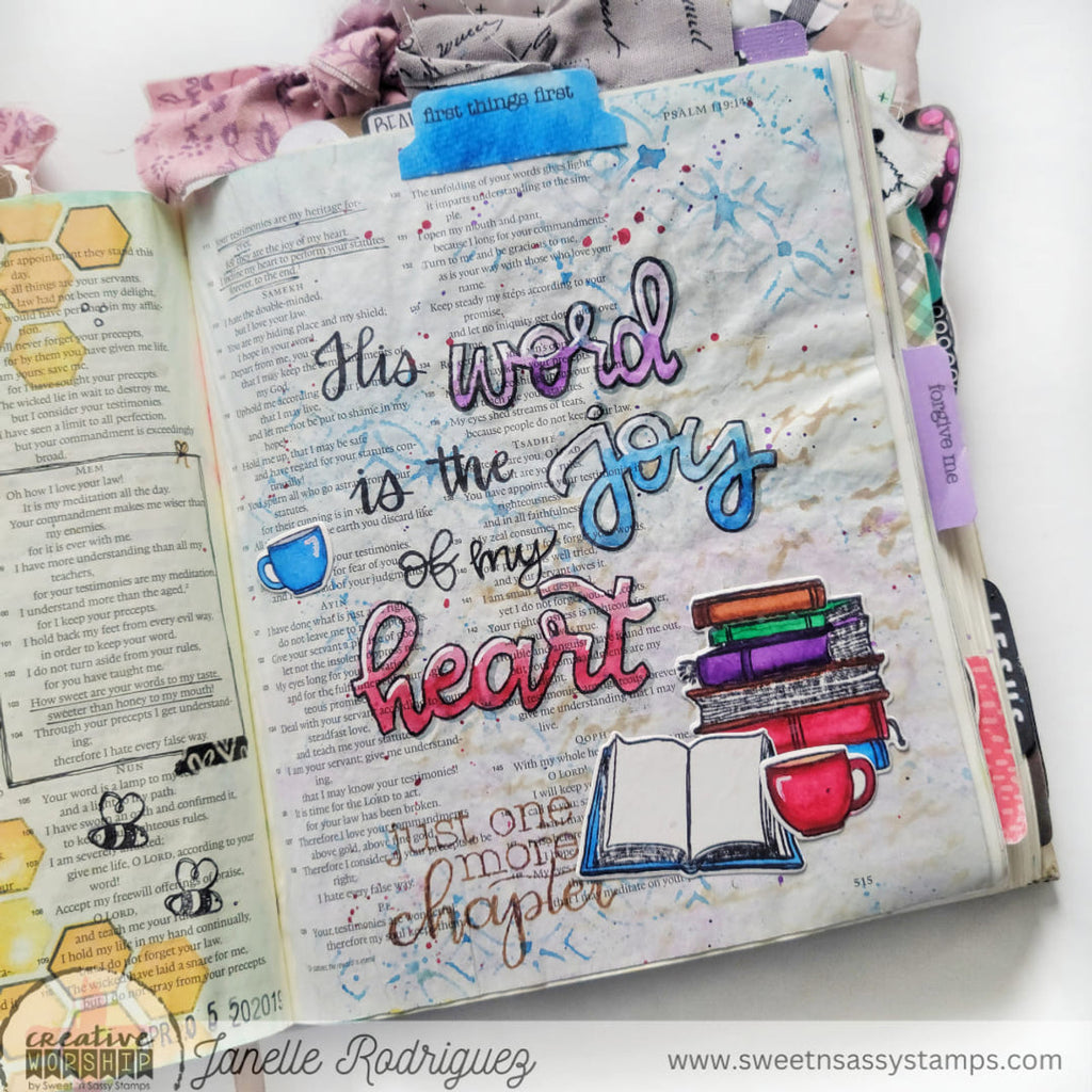 Sweet 'N Sassy Read More Clear Stamp sns-23-064 Bible Journaling
