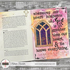 Sweet 'N Sassy Cathedral Window Die snsd-0258 Bible Journaling