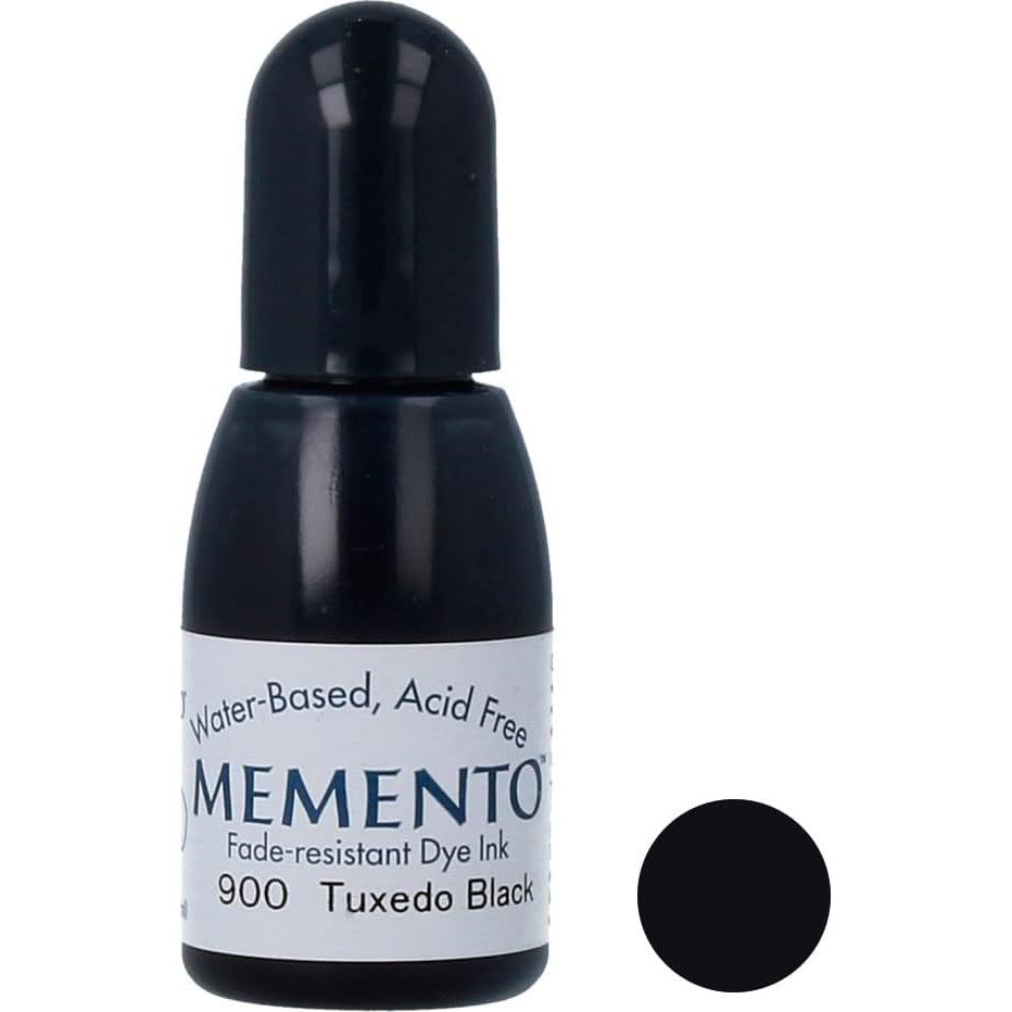 Memento TUXEDO BLACK REFILL Reinker Tsukineko 23900
