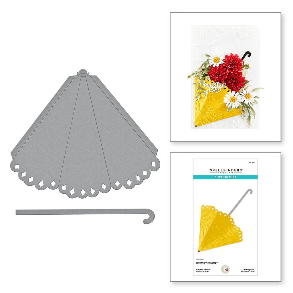 s5-610 Spellbinders Garden Parasol Etched Dies product image