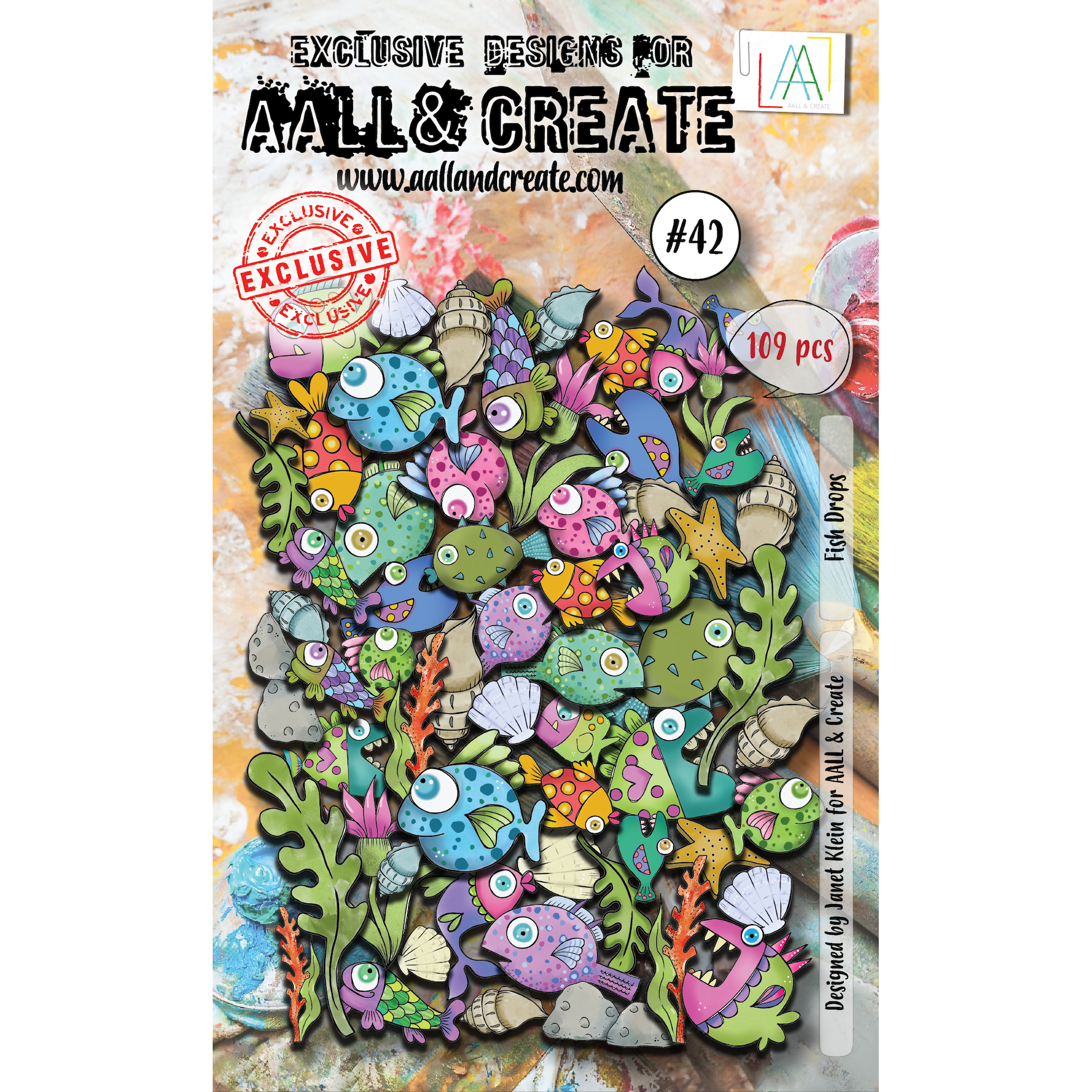 AALL & Create Fish Drops Ephemera Die-Cuts 42