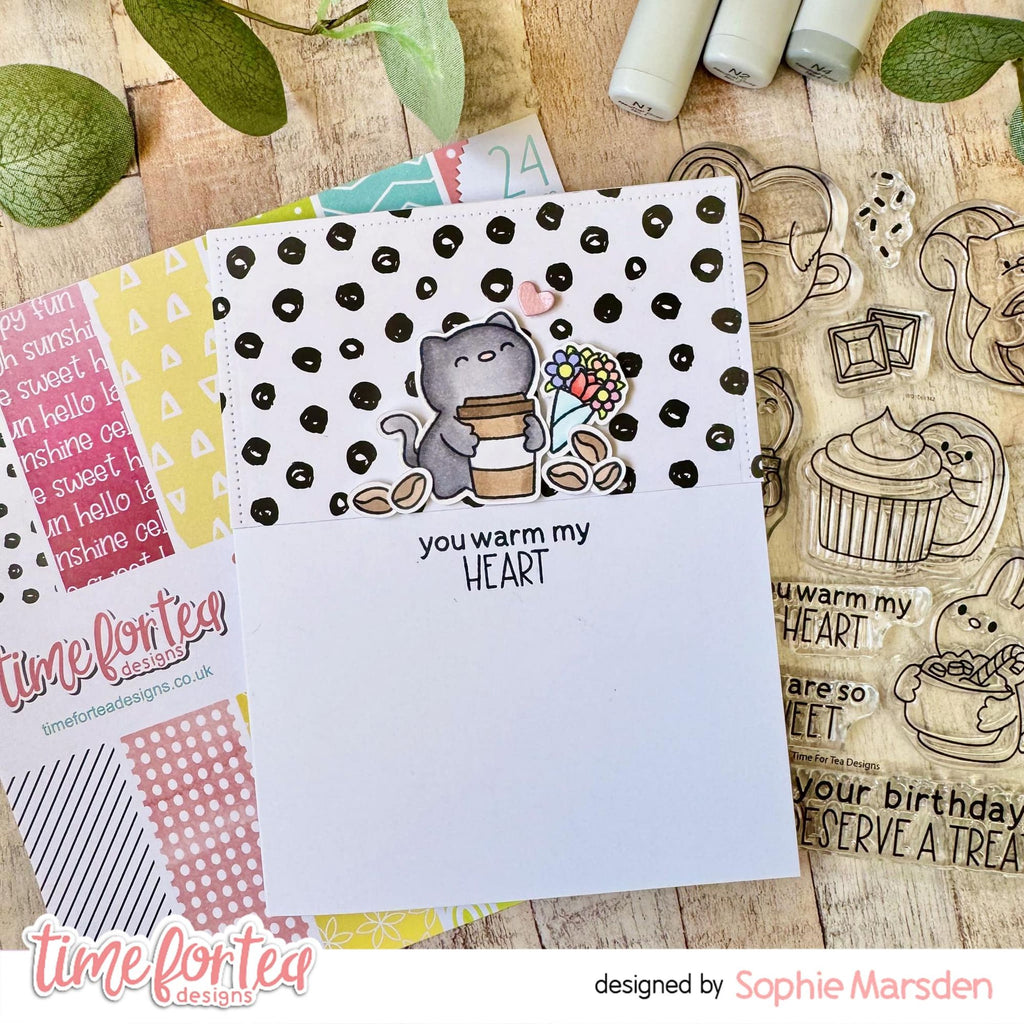 Time For Tea Designs Warm Hugs Coordinating Dies*