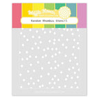 Waffle Flower Random Rhombus Stencil 421659