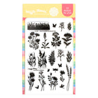 Waffle Flower Wild Flower Silhouettes Clear Stamps 421691