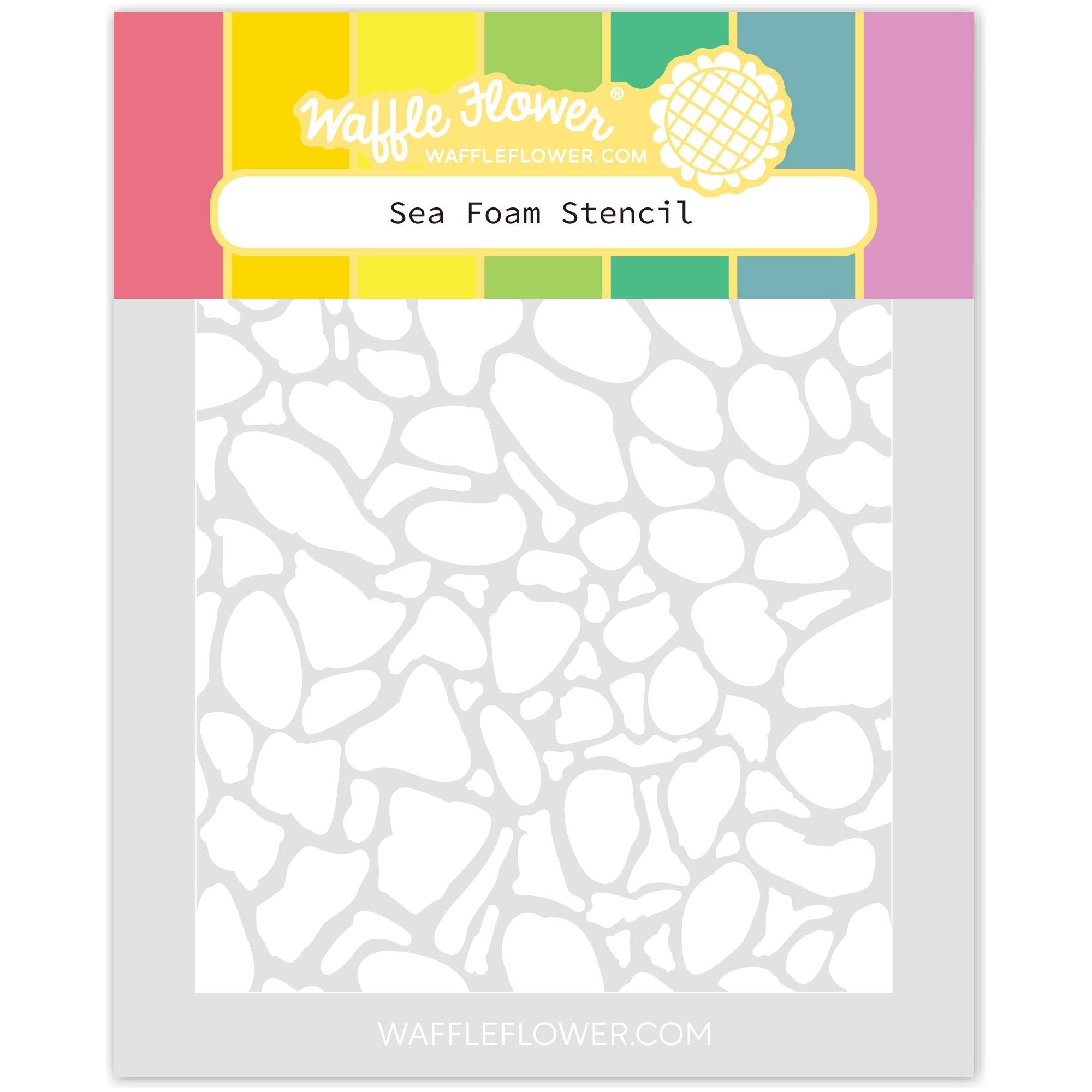Waffle Flower Sea Foam Stencil 421703