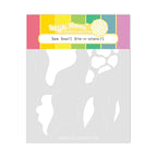 Waffle Flower Sea Snail Die n stencil 421743