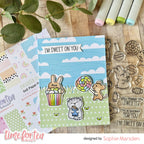 Time For Tea Designs Sweet On You Coordinating Dies blue skies