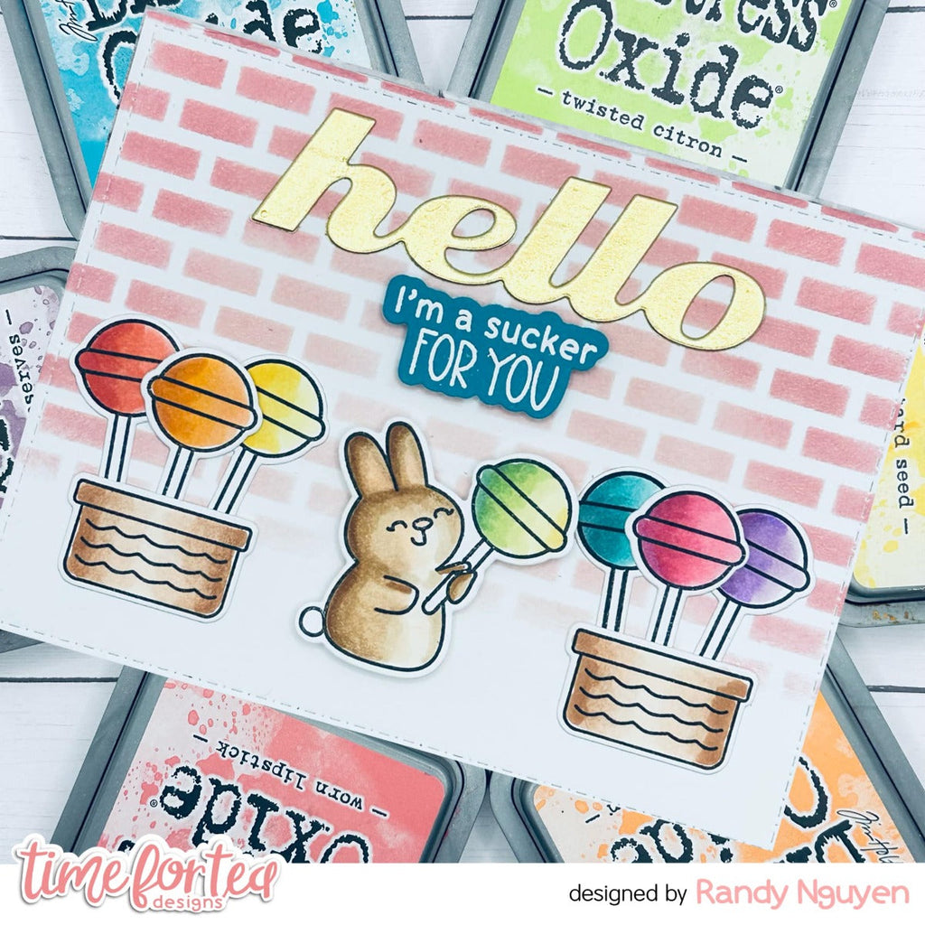 Time For Tea Designs Sweet On You Coordinating Dies suckers