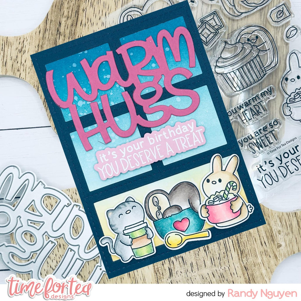 Time For Tea Designs Warm Hugs Clear Stamps warm hugs