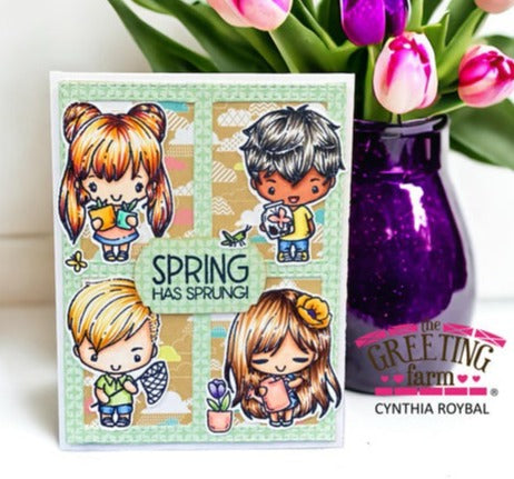 The Greeting Farm Mini-Remix Spring Clear Stamps Spring Has Sprung | color-code:ALT01