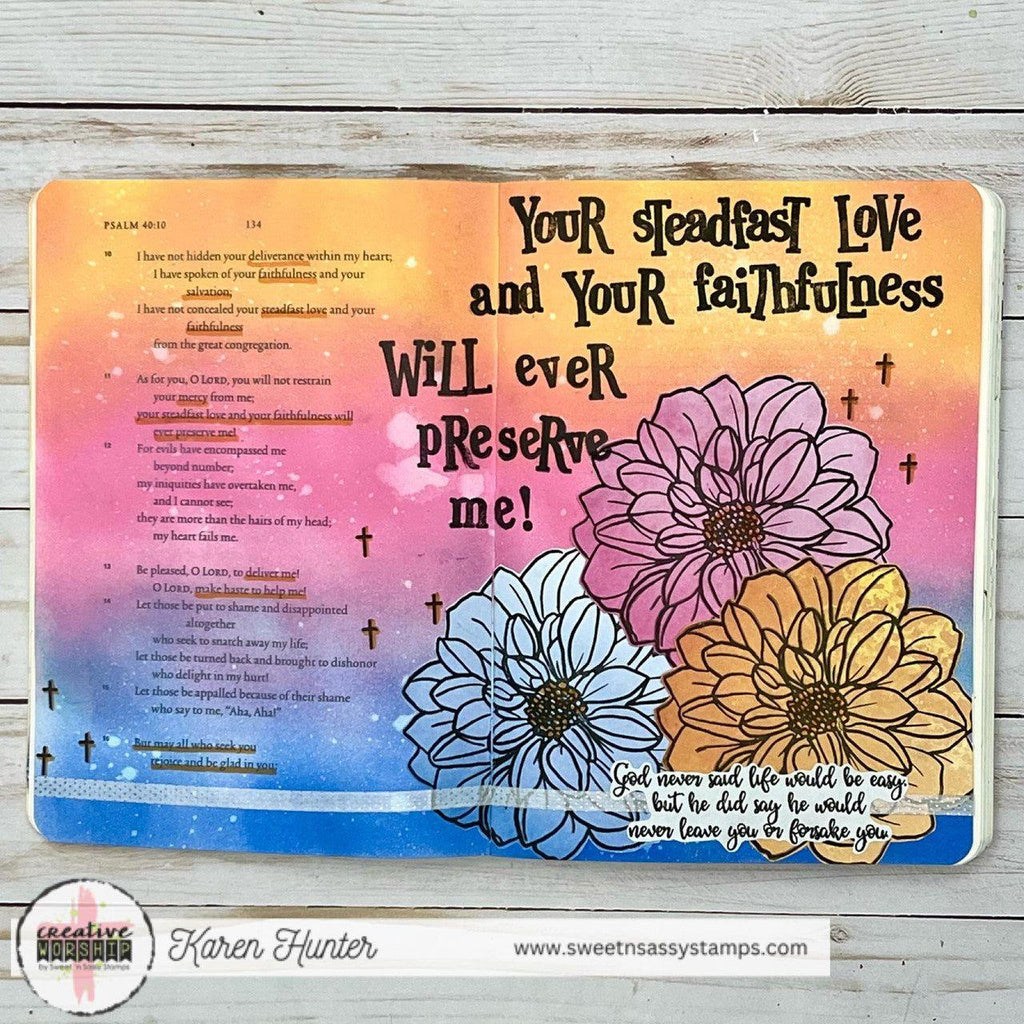 Sweet 'N Sassy Faith Innies Clear Stamps cws-24-018 preserve me