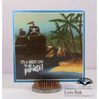Karen Burniston Pirate Sentiments Clear Stamps cs001 great day