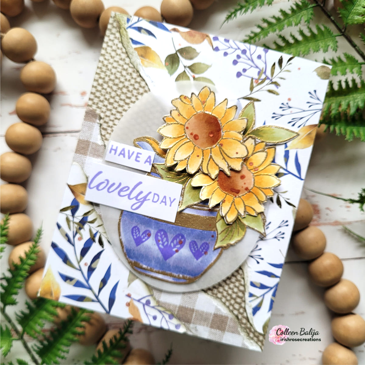  Gina K Designs Lovely Days Clear Stamps lh50 Lovely Day