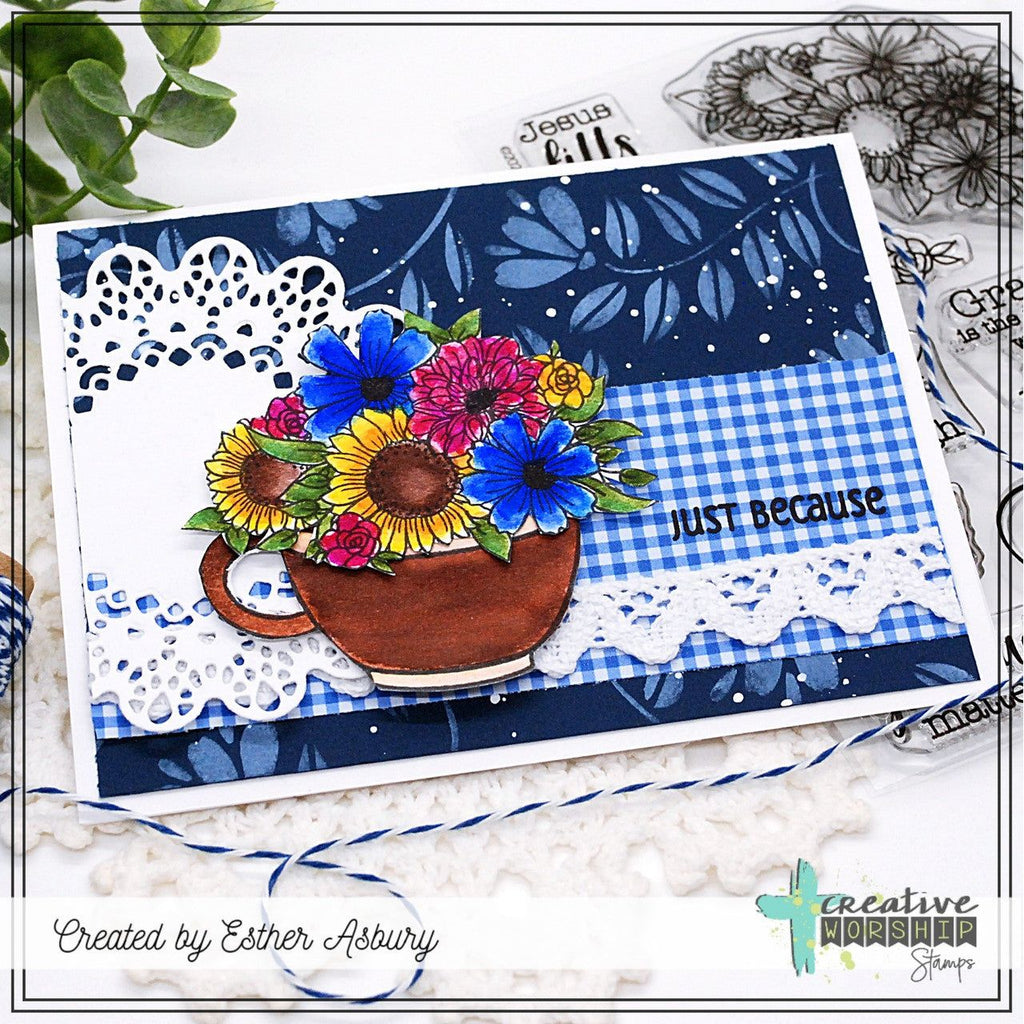 Creative Worship Floral Flourishes Layering Stencils cws-st-24-12