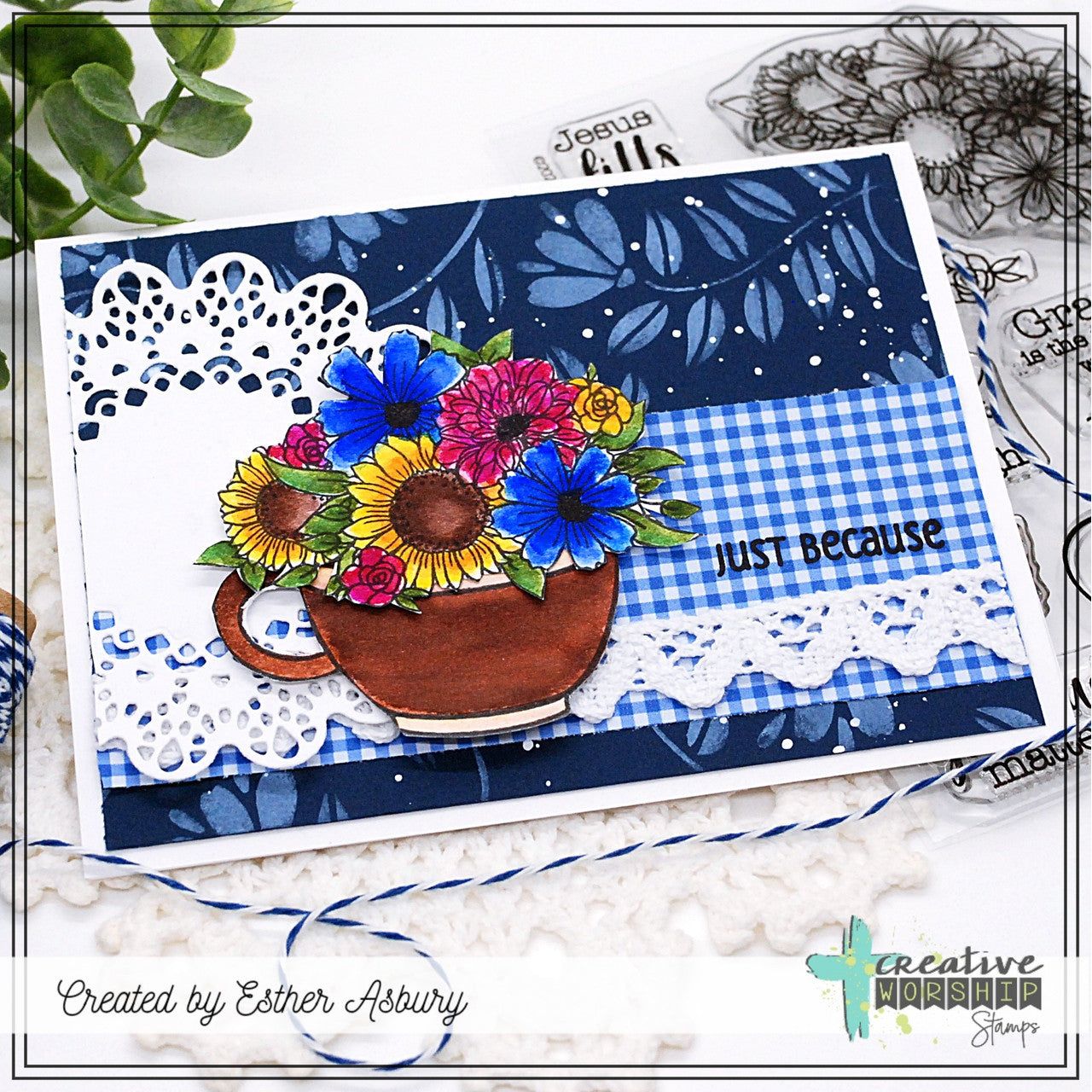 Creative Worship Floral Flourishes Layering Stencils cws-st-24-12