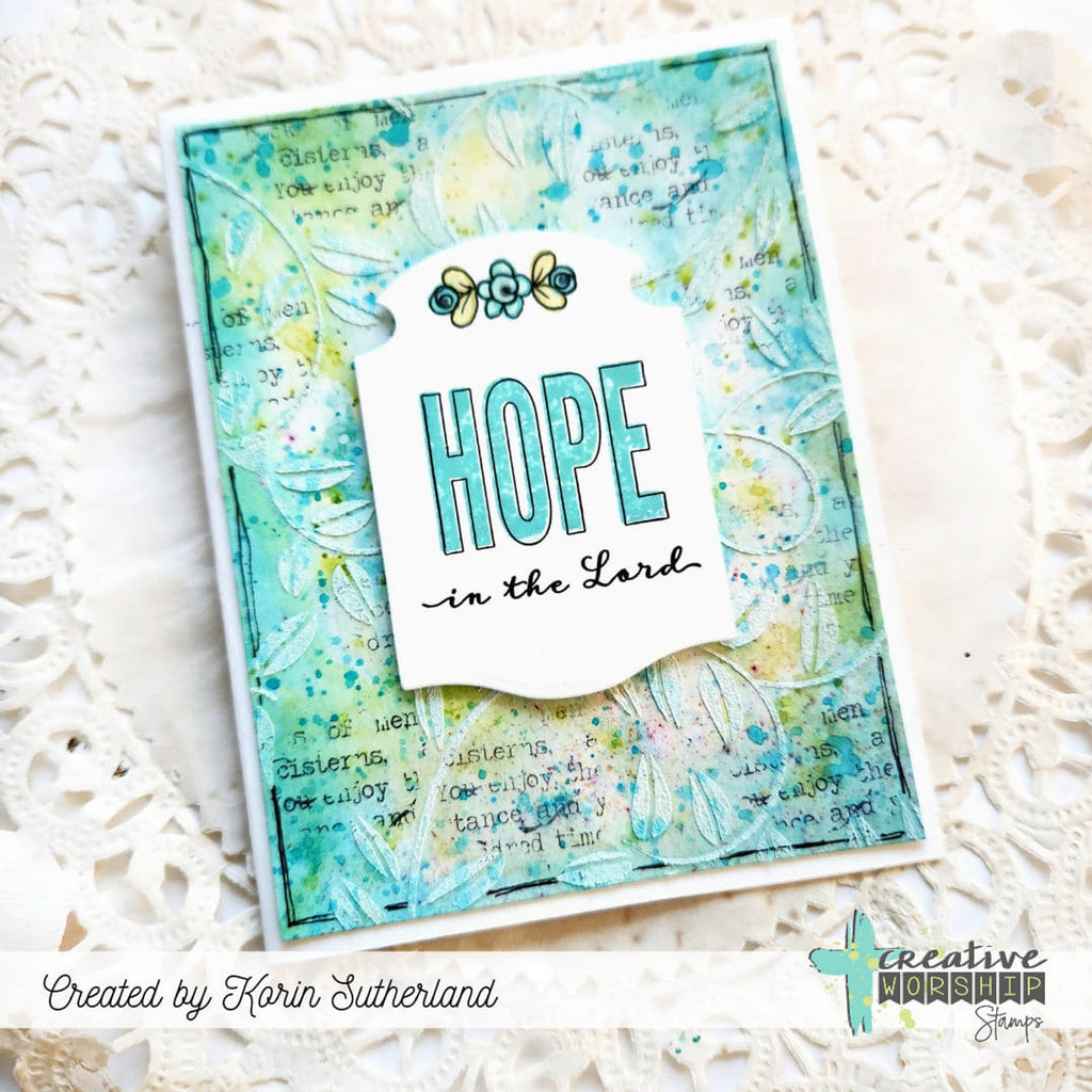 Creative Worship Floral Flourishes Layering Stencils cws-st-24-12