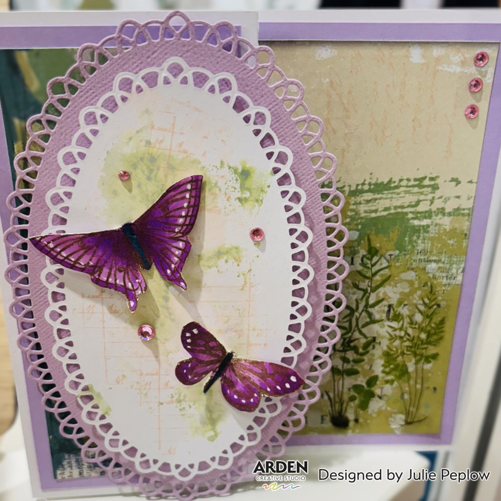 Arden Creative Studio Maker Series Ledger Wings 01 Clear Stamp Set acscs0002