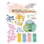 49 and Market Artful Moments Blendable Rub-on Transfer Sheets vbam-34523 image 1