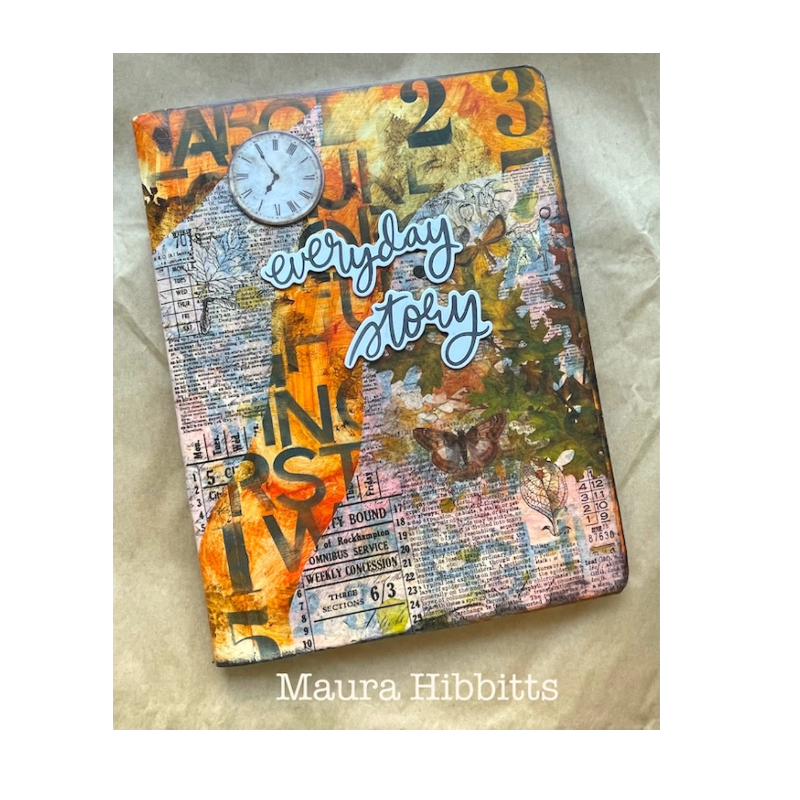 49 and Market Artful Moments Chipboard Bits Assortment vbam-34585 everyday story clock card maura hibbitts  | color-code:ALT01