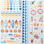 49 and Market Beach Vibes Collection Puffy Stickers dbv-32208 product image