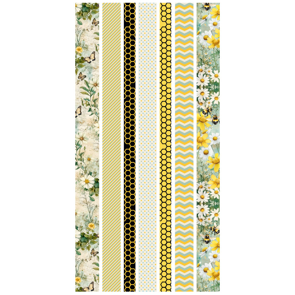 49 and Market Botanical Buzz Collection Washi Tape Sheets dbb-32420 product image 2