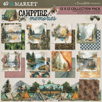 49 and Market Campfire Memories 12 x 12 inch Paper Pack dcm-37272