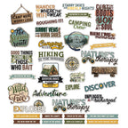 49 and Market Campfire Memories Chipboard Sentiments dcm-37487 contents inside package