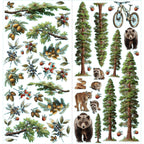 49 and Market Campfire Memories Laser Cut Camping Elements dcm-37449 product image 1