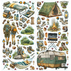 49 and Market Campfire Memories Laser Cut Camping Elements dcm-37449 product image 2