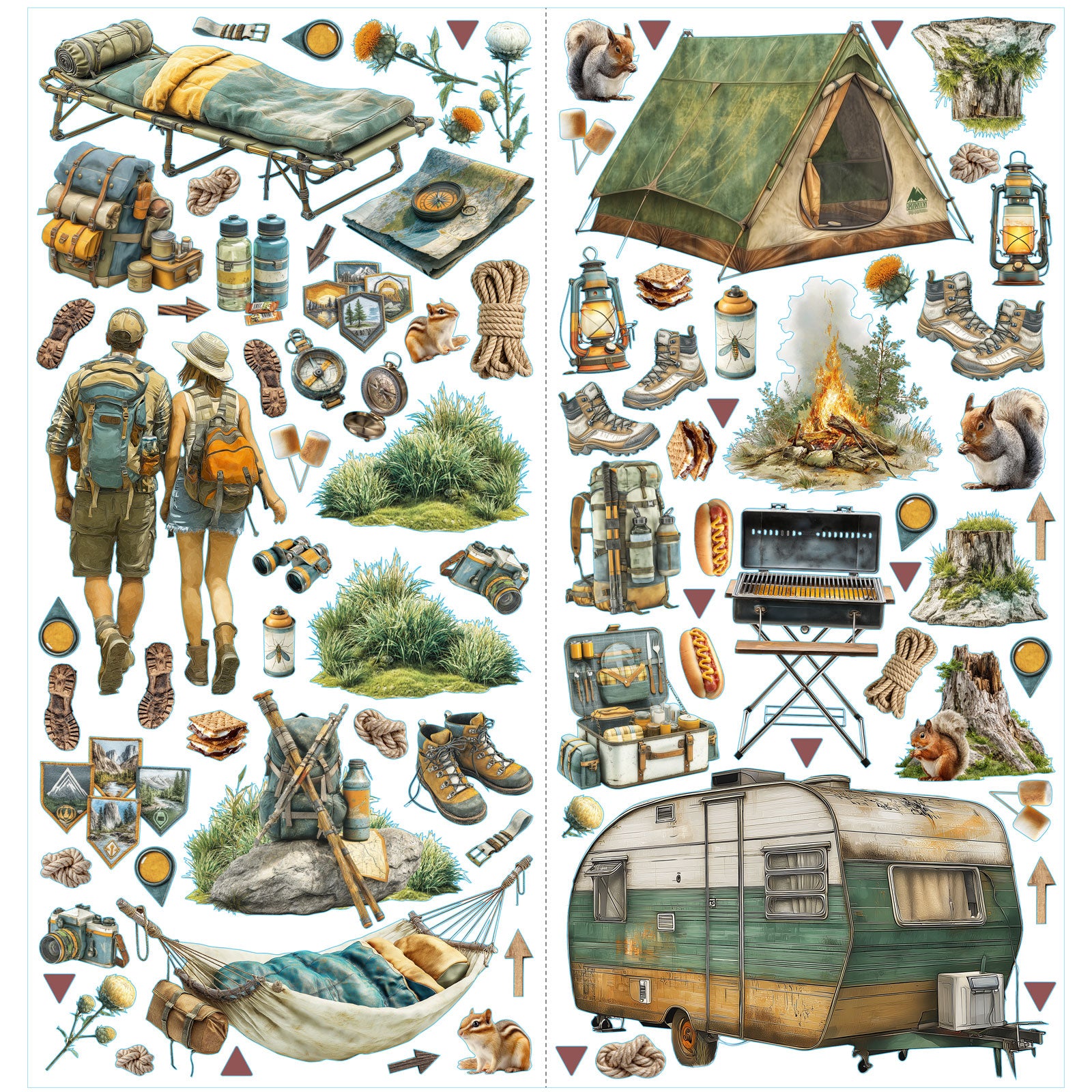 49 and Market Campfire Memories Laser Cut Camping Elements dcm-37449 product image 2