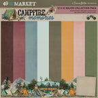 49 and Market Campfire Memories Solids 12 x 12  inch Paper Pack dcm-37289