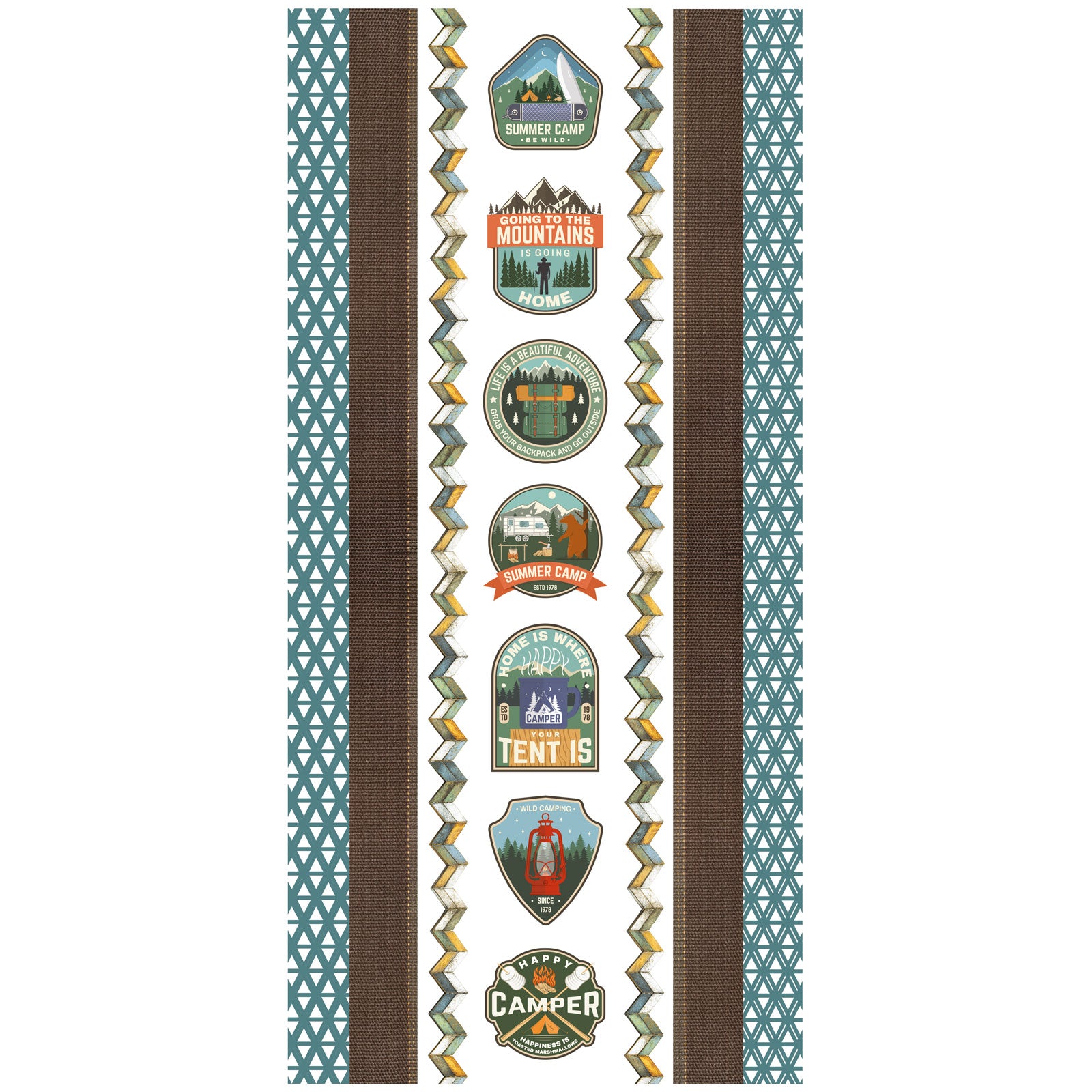 49 and Market Campfire Memories Washi Sheets dcm-37470 product image 
