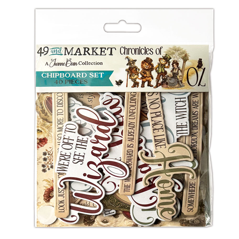49 and Market Chronicles of Oz Chipboard jco-38484