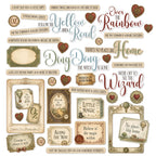 49 and Market Chronicles of Oz Chipboard jco-38484 contents inside package